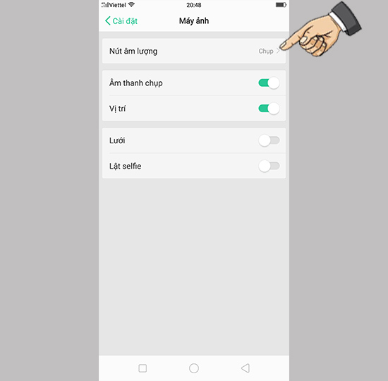 Tùy chọn tính năng
